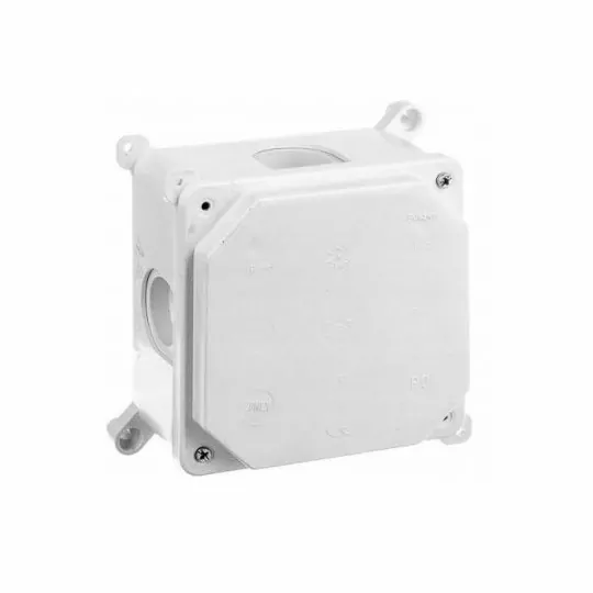 Puszka natynkowa 103x103x60mm IP44 biala PK-2P