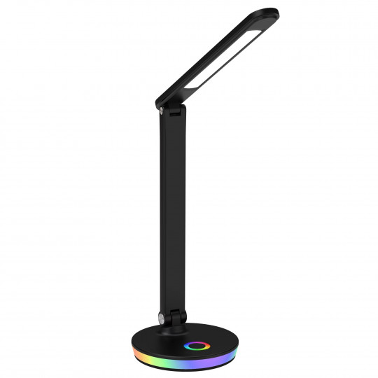 Lampka biurkowa NEPTUN LED czarna 4000K + RGB 325044 GOLDLUX