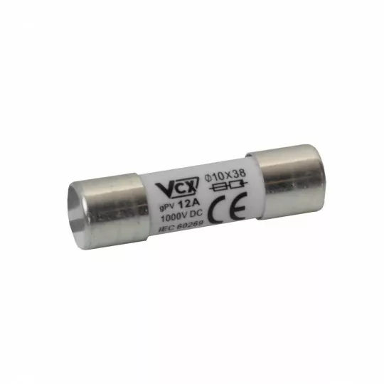 Wkładka cylindryczna fotowoltaiczna DC 20A gPV 10x38mm VCX Wkładka cylindryczna fotowoltaiczna DC 20A gPV 10x38mm VCX