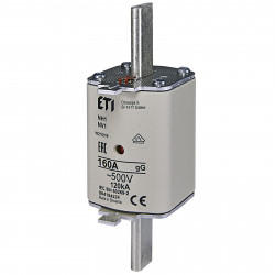 Wkładka nożowa NH1 160A gG...