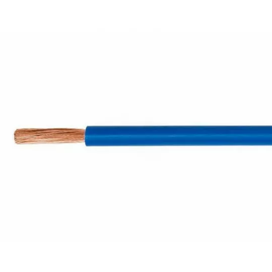 Przewód instalacyjny linka kabel jednożyłowy LGY 6,0 niebieski 1 METR Przewód instalacyjny linka kabel jednożyłowy LGY 6,0 niebieski 1 METR