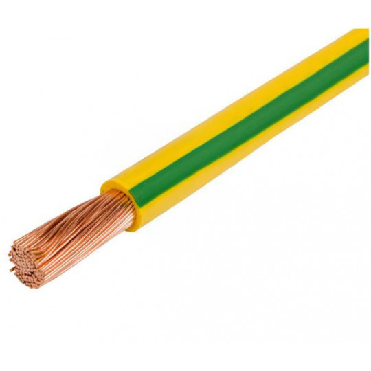 Installation cable LGY 10 Yellow-Green