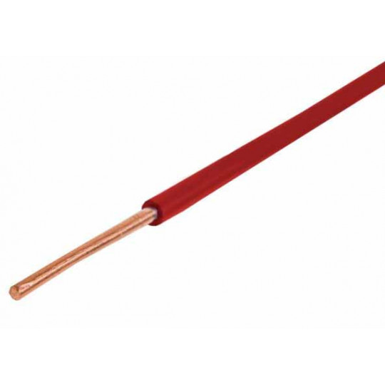 Przewód instalacyny DY 1,0 czerwony 1 METR