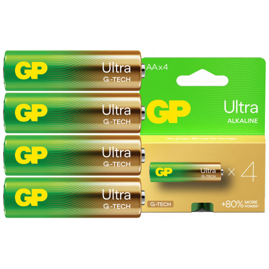 Bateria GP Ultra Alkaline AA 1.5V LR6 4 sztuki GP