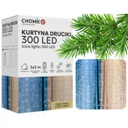 Lampki kurtyna świetlna...