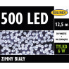 Lampki choinkowe 500 LED zimna barwa 12,5m zewnętrzne 13-452 BULINEX