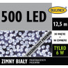 Lampki choinkowe 500 LED zimna barwa przeźroczysty przewód 12,5m zewnętrzne 13-454 BULINEX