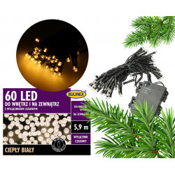 Lampki choinkowe 60 LED na...