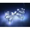 Lampki choinkowe na druciku 50LED na baterie 3xAA BAT50-2 zimna barwa CW VITALUX