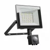 Naświetlacz NOCTIS LUX-4 LED 30W zimna barwa CW czarny + PIR 141x185x53 SPECTRUM LED
