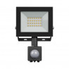 Naświetlacz NOCTIS LUX-4 LED 20W zimna barwa CW czarny + PIR 116x174x53 SPECTRUM LED