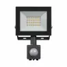 Naświetlacz NOCTIS LUX-4 LED 20W zimna barwa CW czarny + PIR 116x174x53 SPECTRUM LED