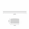 Lampa liniowa oprawa oświetleniowa SUBTILO 60cm 15W CCT IP20 biała SLI047220CCT_PW SPECTRUM LED