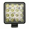 Lampa robocza HALOGEN 48W 4800lm zimna KWADRAT 12-24V OFFROAD MEGAKABEL