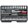 Set of 1/4&#34; tools 38 parts YT-14471 YATO