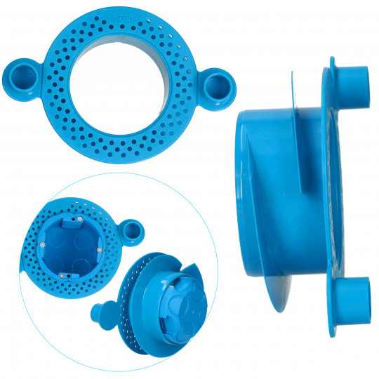 Adapter puszki do styropianu do elewacji dociepleń na puszkę 60mm F-TRONIC