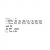 TORX security screwdriver bits set of 15 parts YT-0417 YATO