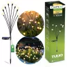 Lampa solarna ogrodowa TULIO dmuchawiec kuleczki 3000K WW LUMSOL1150 LUMILED