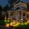 Lampa solarna ogrodowa TULIO dmuchawiec kuleczki 3000K WW LUMSOL1150 LUMILED