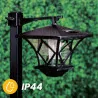 Lampa solarna ogrodowa LED RIBES Latarnia zewnętrzna 150cm WW LUMSOL1035 LUMILED