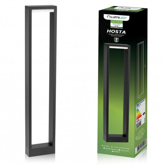 Lampa ogrodowa słupek zewnętrzny stojący HOSTA LED 10W 80cm LUMOGR0810 LUMILED