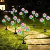Lampa solarna ogrodowa LED PILUS RGB wbijana dekoracyjna kwiat czosnek LED RGB LUMSOL1185 LUMILED