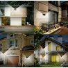 Lampa solarna ogrodowa naświetlacz LED halogen 6500K IP44 czujnik ruchu i zmierzchu VERIS CW LUMSOL3060 LUMILED