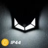 Lampa solarna ogrodowa naświetlacz LED halogen 6500K IP44 czujnik ruchu i zmierzchu VERIS CW LUMSOL3060 LUMILED