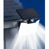Lampa solarna elewacyjna LENO naświetlacz LED 6500K IP44 czujnik ruchu i zmierzchu CW LUMSOL3015 LUMILED