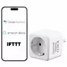 Gniazdko inteligentne WiFi Smart TUYA watomierz programator timer NIVO LUMTUY1010 LUMILED
