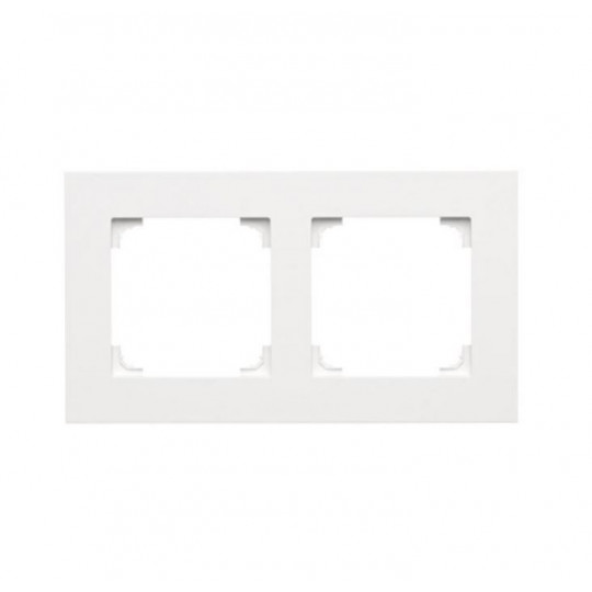 Simon55 Ramka na 2-krotna TR2/111 biały