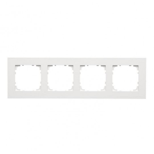 Simon55 Ramka 4-krotna TR4/111 biały