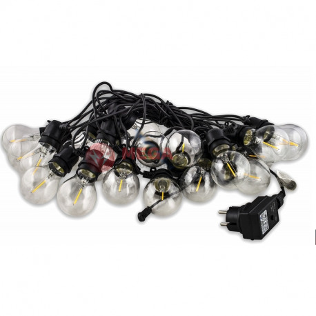 PARTY LINE LTP20ZP garden lights - 20 LED filament bulbs - with timer OKEJ LUX
