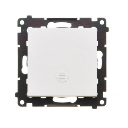 Simon55 Łącznik schodowy z podświetleniem LED bez piktogramu 10AX TW6L.01/X/111 biały mat