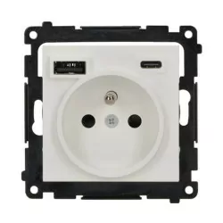 Simon55 Gniazdo z ładowarką...