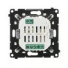 Simon55 Regulator temperatury z wyświetlaczem termostat (czujnik wewnętrzny lub sonda) TETD1A.01/111 biały