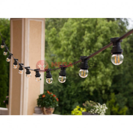 PARTY LINE LTP20ZP garden lights - 20 LED filament bulbs - with timer OKEJ LUX