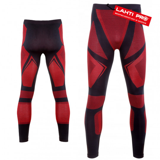 Kalesony termoaktywne czarno-czerwone rozmiar L/XL L4120603 LAHTI PRO