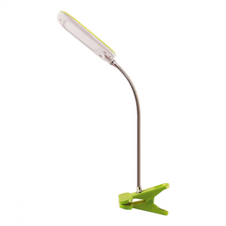 Lampka biurkowa DORI LED 6W GREEN CLIP 02868