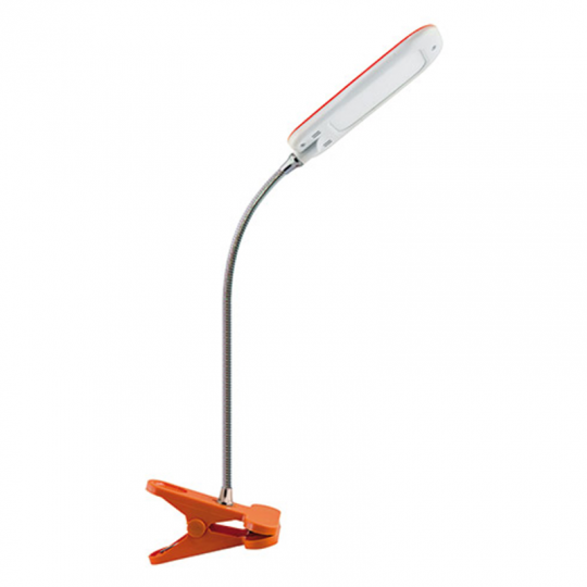 Lampka biurkowa klips DORI LED 6W ORANGE CLIP 02865 Struhm