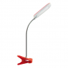 Lampka biurkowa DORI LED 6W RED CLIP 02866