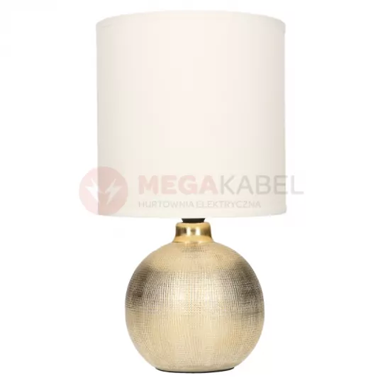 Lampka nocna PERLO złota biała E14 03291 Struhm