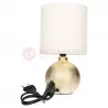 Lampka nocna PERLO złota biała E14 03291 Struhm