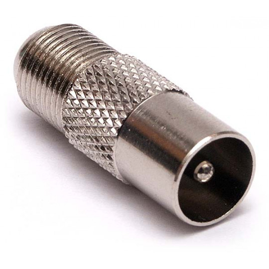 Przejście gniazdo F - wtyk antenowy męski E8260