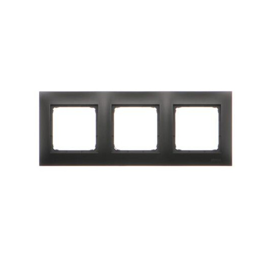 Simon54 Ramka 3-krotna DR3/49 czarny