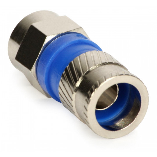 Złącze F zaciskane TRISET-113 profesjonalne PLATINUM