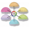 Lampka nocna LED 2,4W 4000K +RGB LALG3W Tracon