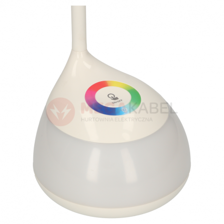 LED desk lamp GALACTIC white 5W RGB Aku