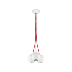 BUBBLE 6025 III White-Red Lamp