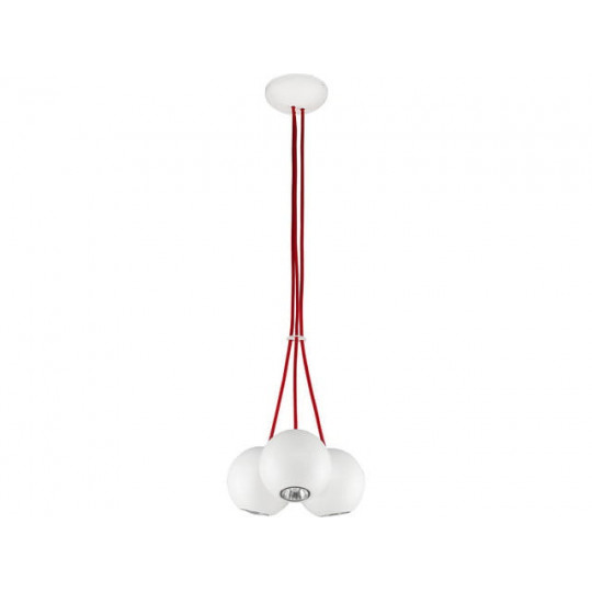 BUBBLE 6025 III White-Red Lamp
